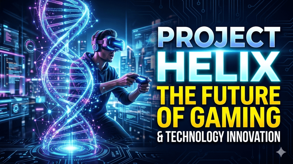 Virtual reality gaming technology innovation in Project Helix