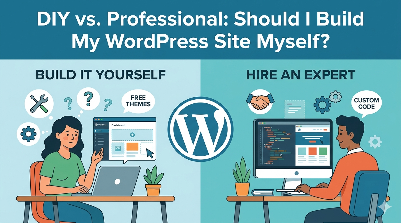DIY vs. Professional: Should I Build My WordPress Site Myself?